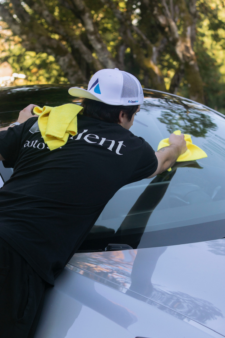 Detaler working on high-value asset in multi-vehicle collection